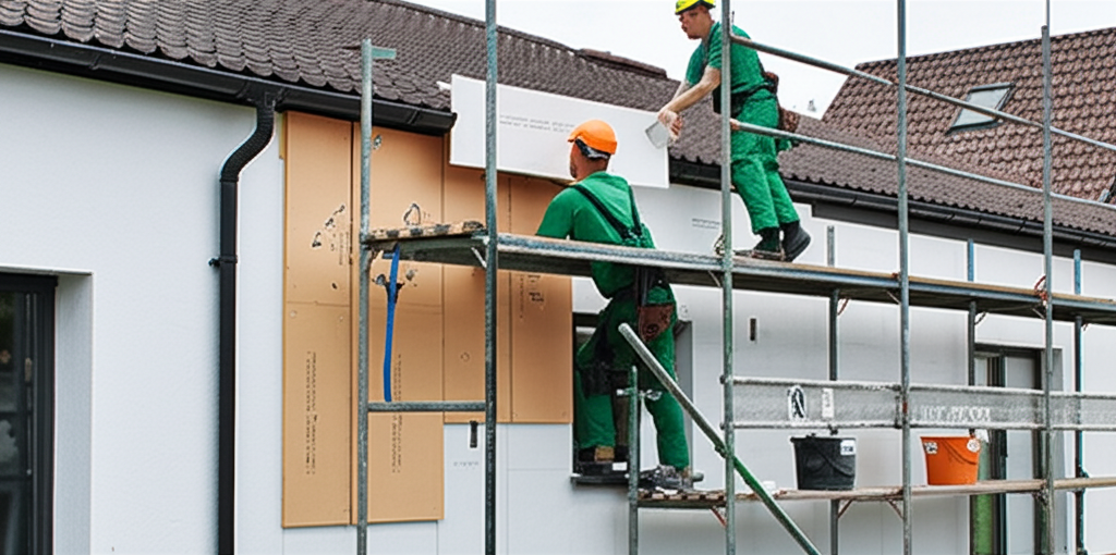 A home in Dublin after external wall insulation