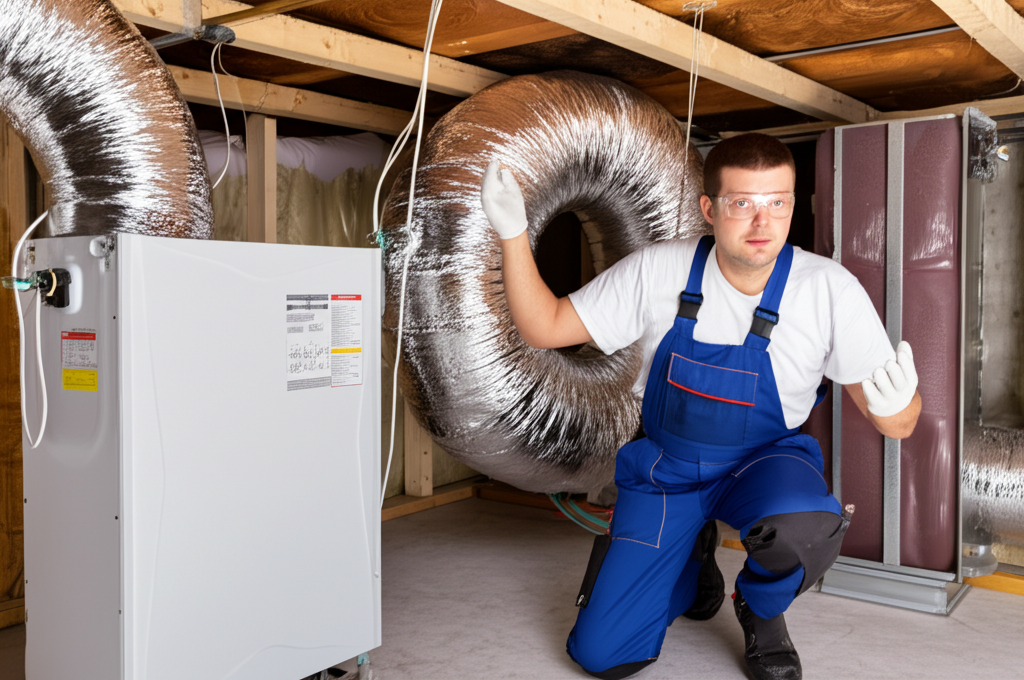 A heat recovery ventilation system installed in a home in Galway